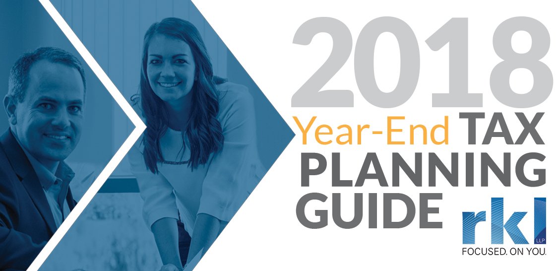 RKL's 2018 Year-End Tax Guide
