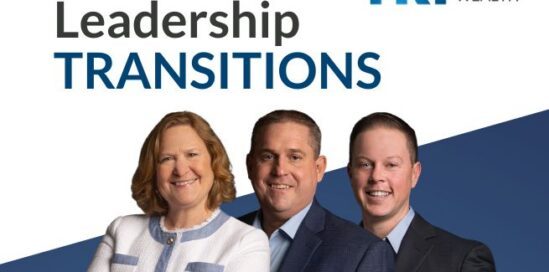 Firm News, Leadership Transitions with headshots of Laurie Peer, Dave Morais, and Tom Reardon