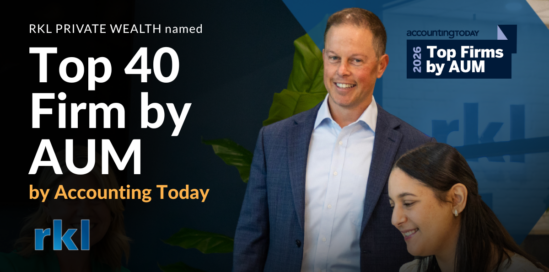 RKL Private Wealth Named Top 40 firm by AUM