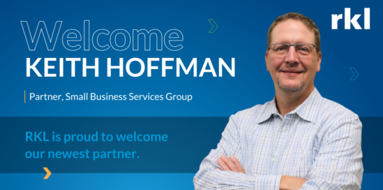 Welcome, Keith Hoffman